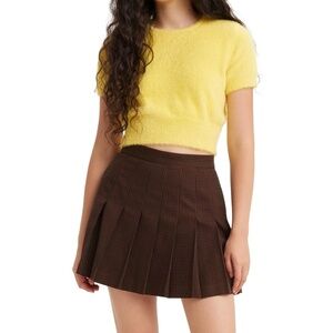 NWT Levi's Womens Yellow Fuzzy Sweater